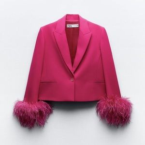 BNNW ZARA FEATHER BLAZER